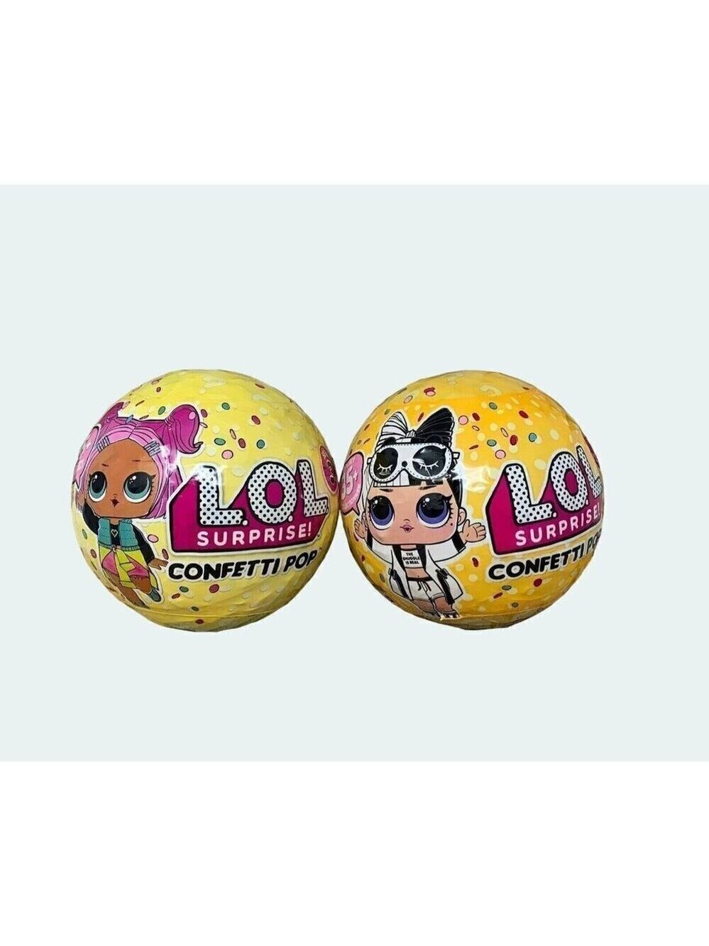 LOL Surprise Doll Confetti Pop Series Lot Rare Ultra Rare One Gold Ball Gift Toy